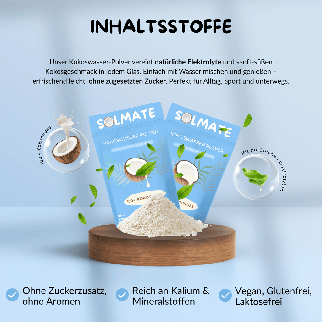 Kokoswasser Pulver